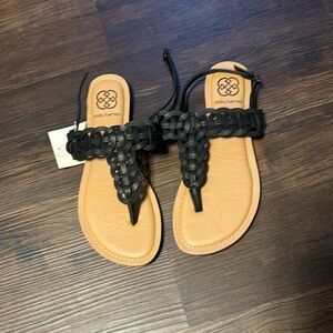 Black sandals